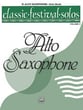 Classic Festival Solos Vol. 2 Alto Sax Solo Part cover